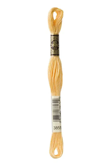 DMC Embroidery Floss 8.7yd #3855 LIGHT AUTUMN GOLD