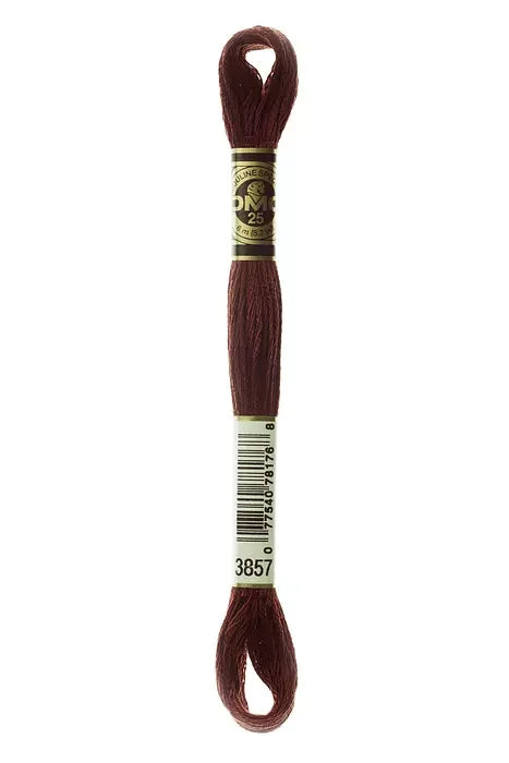 DMC Embroidery Floss 8.7yd #3857 DARK ROSEWOOD
