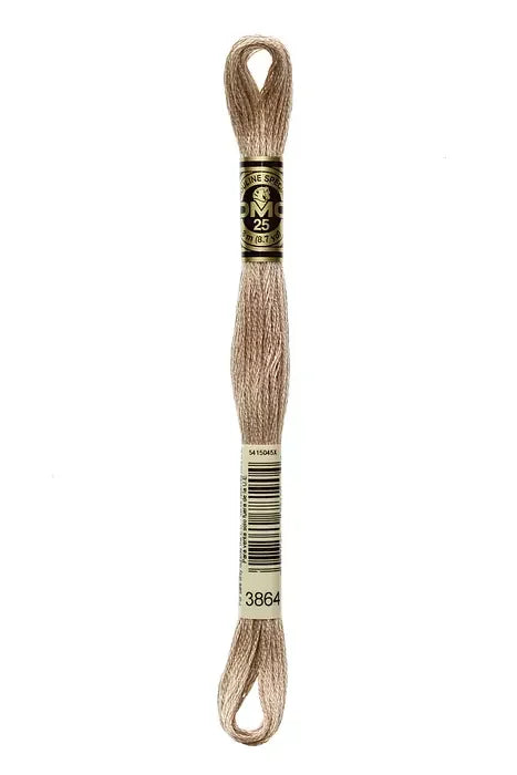 DMC Embroidery Floss 8.7yd #3864 LIGHT MOCHA BEIGE