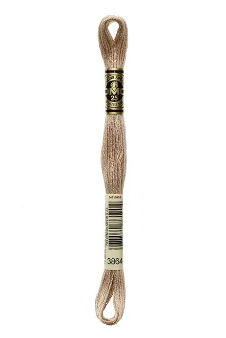 DMC Embroidery Floss 8.7yd #3864 LIGHT MOCHA BEIGE