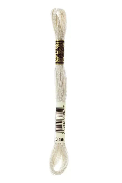 DMC Embroidery Floss 8.7yd #3866 ULTRA V LT MOCHA BROWN Suntan