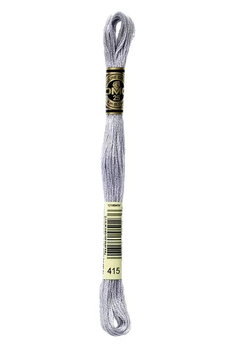 DMC Embroidery Floss 8.7yd #415 PEARL GRAY Suntan