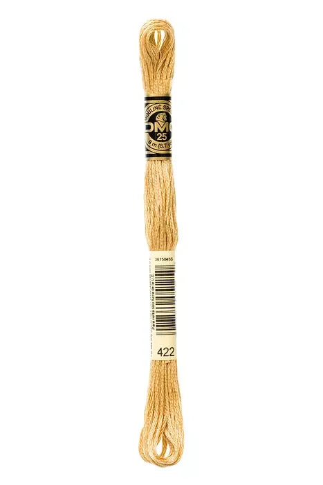 DMC Embroidery Floss 8.7yd #422 LIGHT HAZELNUT BROWN