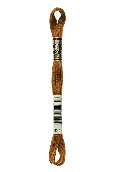 DMC Embroidery Floss 8.7yd #434 LIGHT BROWN
