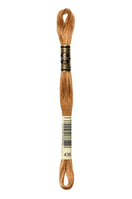 DMC Embroidery Floss 8.7yd #436 TAN