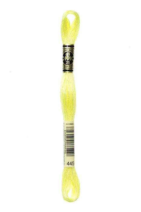 DMC Embroidery Floss 8.7yd #445 LIGHT LEMON