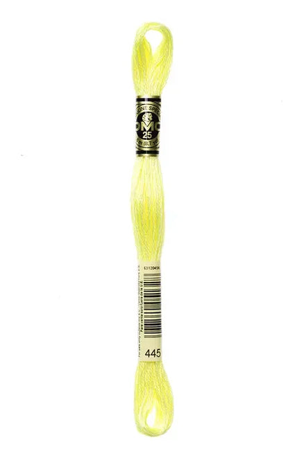 DMC Embroidery Floss 8.7yd #445 LIGHT LEMON