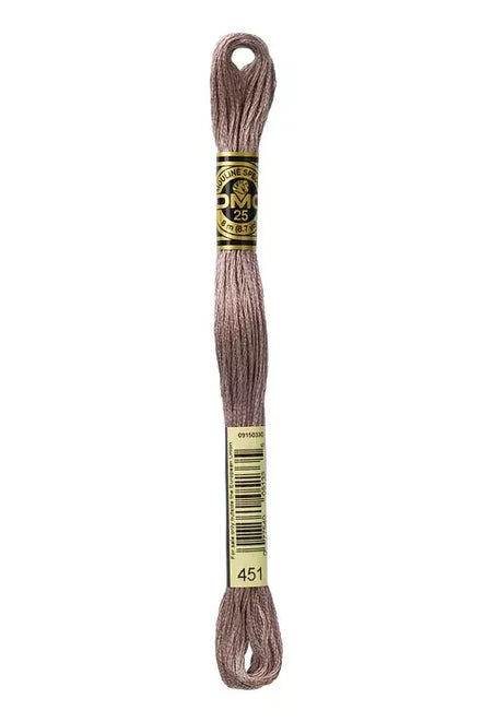 DMC Embroidery Floss 8.7yd #451 DARK SHELL GRAY
