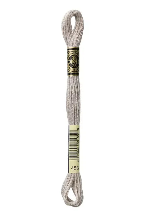 DMC Embroidery Floss 8.7yd #453 LIGHT SHELL GRAY