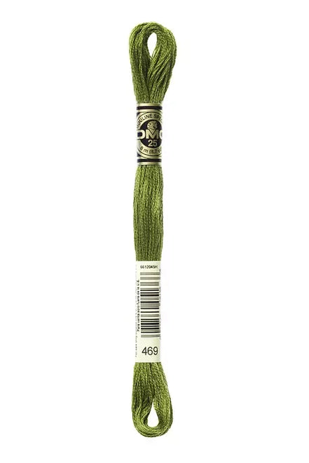 DMC Embroidery Floss 8.7yd #469 AVOCADO GREEN