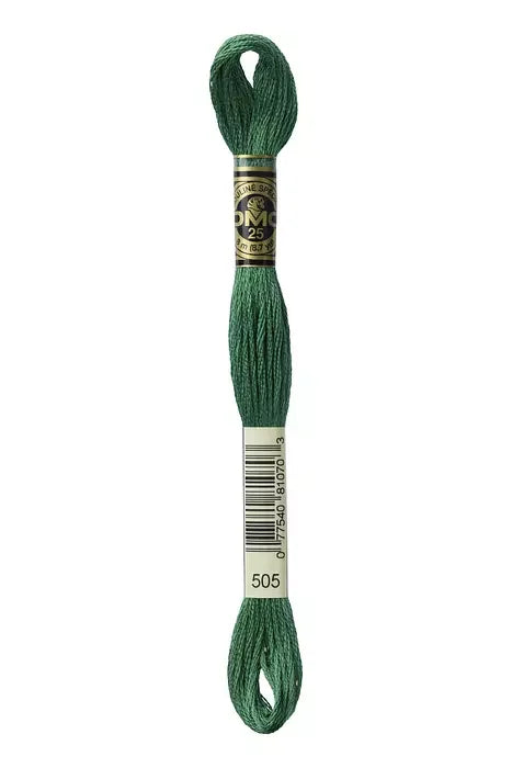 DMC Embroidery Floss 8.7yd #505 JADE GREEN