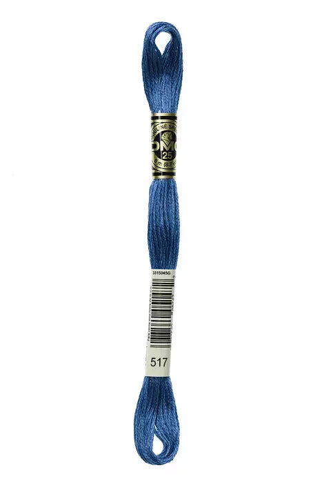 DMC Embroidery Floss 8.7yd #517 DARK WEDGEWOOD