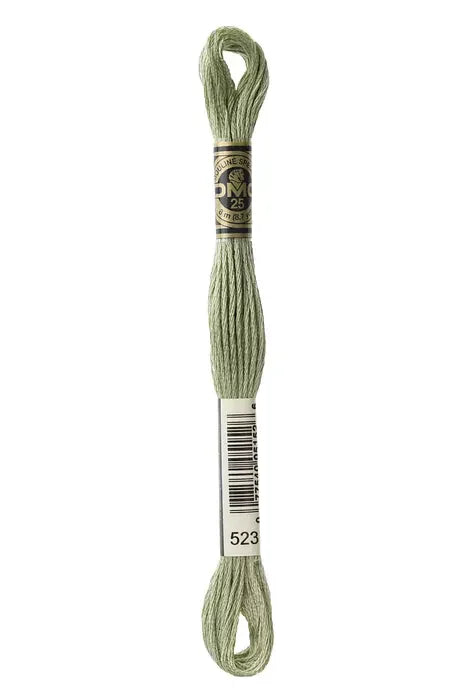 DMC Embroidery Floss 8.7yd #523 LIGHT FERN GREEN