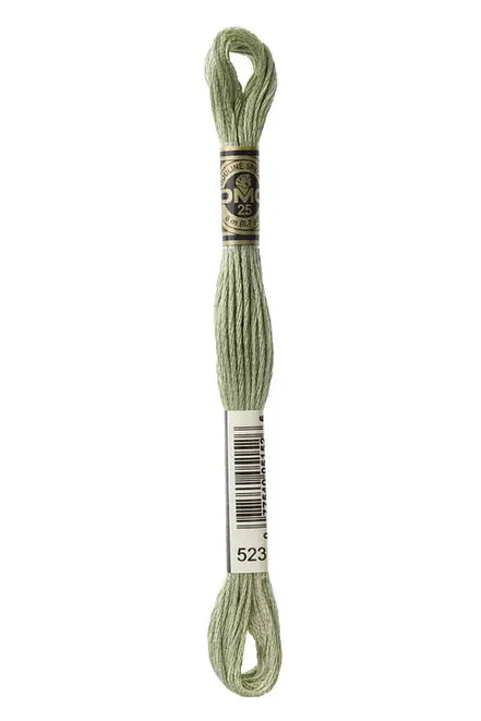 DMC Embroidery Floss 8.7yd #523 LIGHT FERN GREEN
