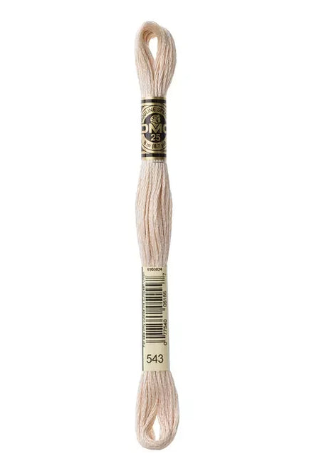 DMC Embroidery Floss 8.7yd #543 ULTRA V LT BEIGE BROWN