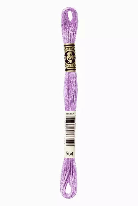 DMC Embroidery Floss 8.7yd #554 LIGHT VIOLET