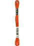 DMC Embroidery Floss 8.7yd #608 BRIGHT ORANGE