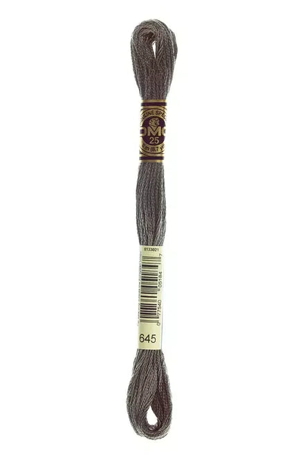 DMC Embroidery Floss 8.7yd #645 VERY DARK BEAVER GRAY