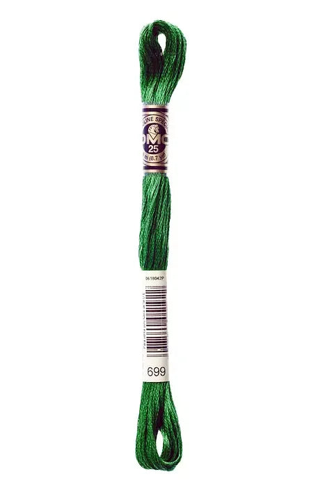 DMC Embroidery Floss 8.7yd #699 GREEN