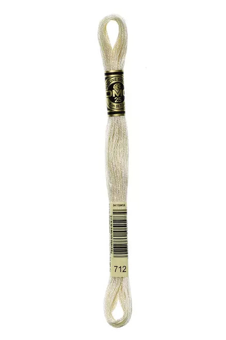 DMC Embroidery Floss 8.7yd #712 CREAM