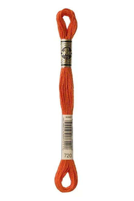 DMC Embroidery Floss 8.7yd #720 DARK ORANGE SPICE