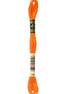 DMC Embroidery Floss 8.7yd #740 TANGERINE