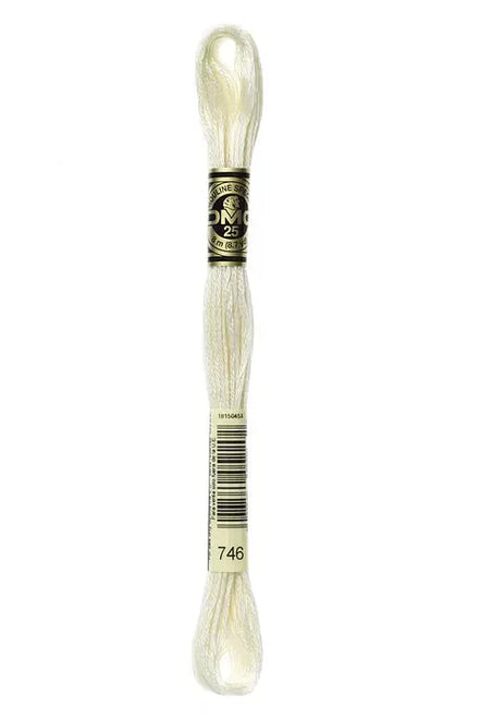 DMC Embroidery Floss 8.7yd #746 OFF WHITE