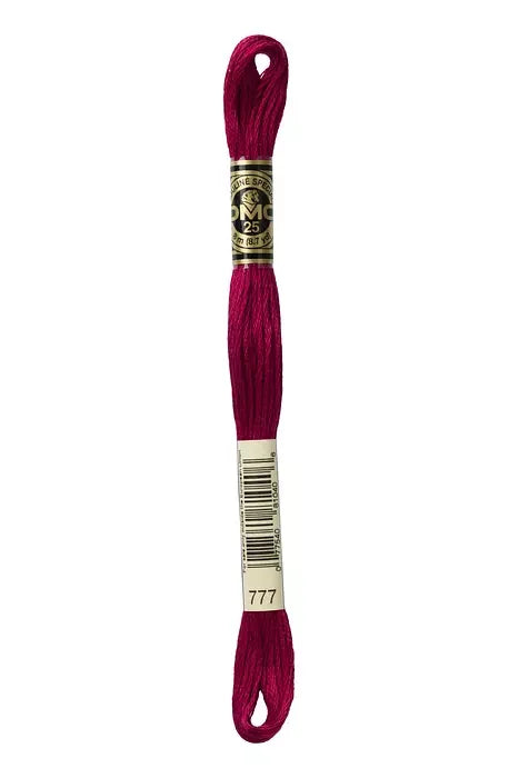 DMC Embroidery Floss 8.7yd #777 VERY DARK RASPBERRY