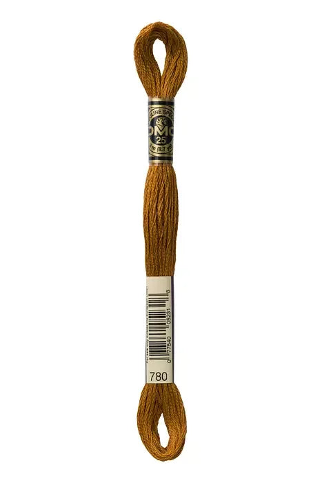 DMC Embroidery Floss 8.7yd #780 ULTRA VERY DARK TOPAZ