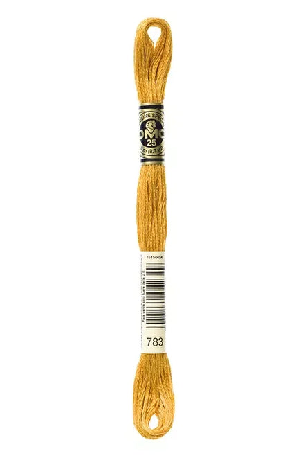 DMC Embroidery Floss 8.7yd #783 MEDIUM TOPAZ