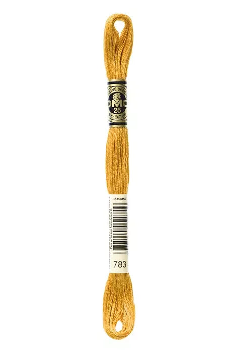 DMC Embroidery Floss 8.7yd #783 MEDIUM TOPAZ