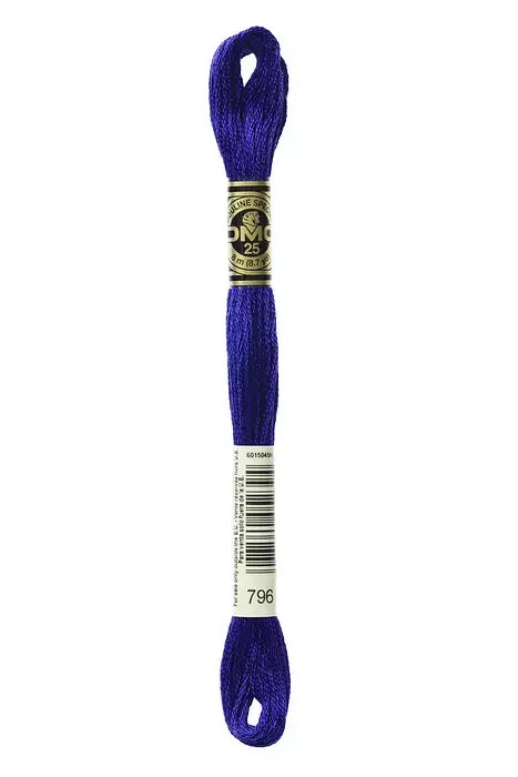 DMC Embroidery Floss 8.7yd #796 DARK ROYAL BLUE