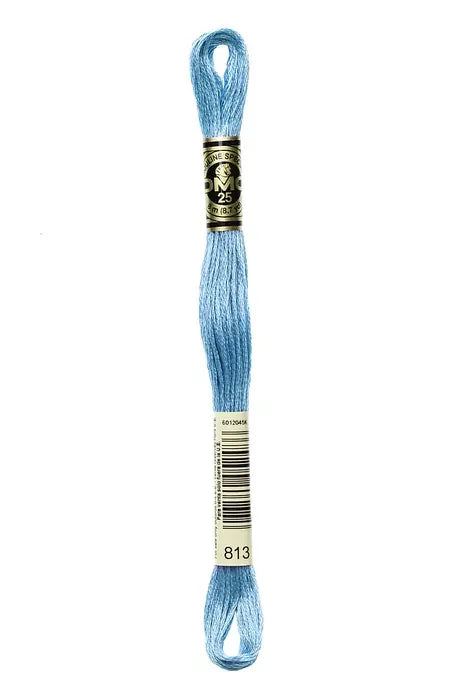 DMC Embroidery Floss 8.7yd #813 LIGHT BLUE