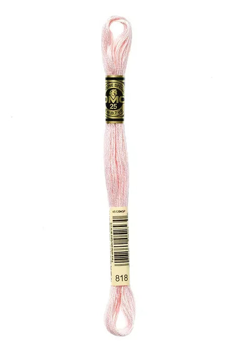 DMC Embroidery Floss 8.7yd #818 BABY PINK