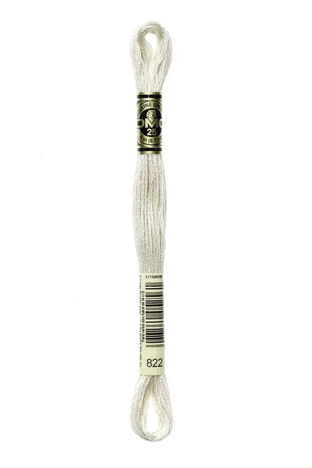 Embroidery Floss 8.7yd #822 LIGHT BEIGE GRAY
