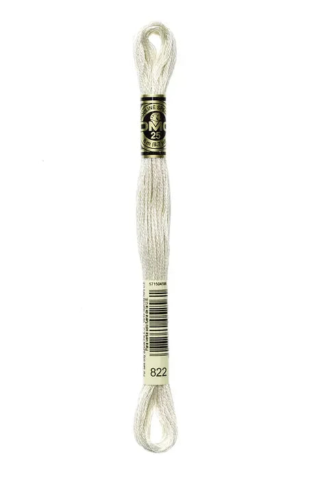 Embroidery Floss 8.7yd #822 LIGHT BEIGE GRAY