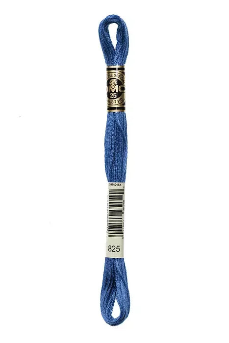 DMC Embroidery Floss 8.7yd #825 DARK BLUE