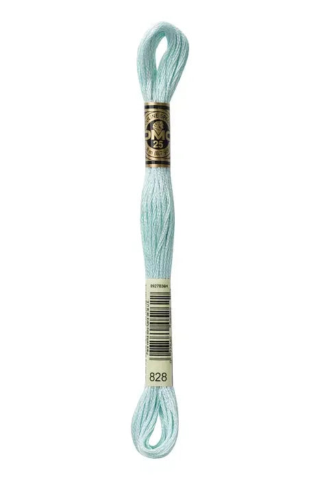 DMC Embroidery Floss 8.7yd #828 ULTRA VERY LIGHT BLUE