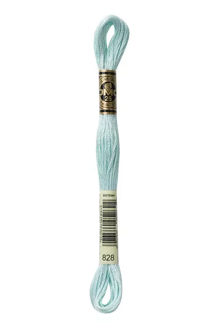 DMC Embroidery Floss 8.7yd #828 ULTRA VERY LIGHT BLUE