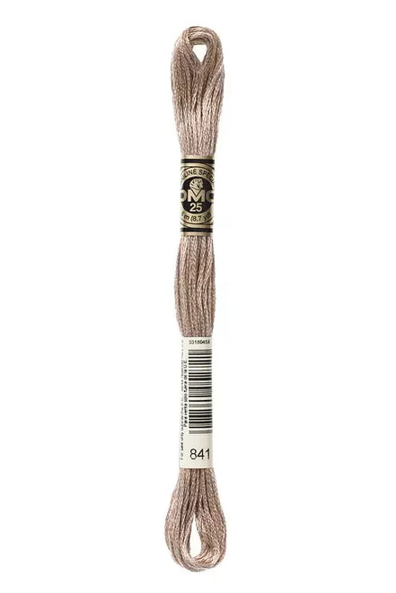 DMC Embroidery Floss 8.7yd #841 LIGHT BEIGE BROWN