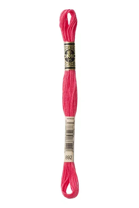 DMC Embroidery Floss 8.7yd #892 MEDIUM CARNATION