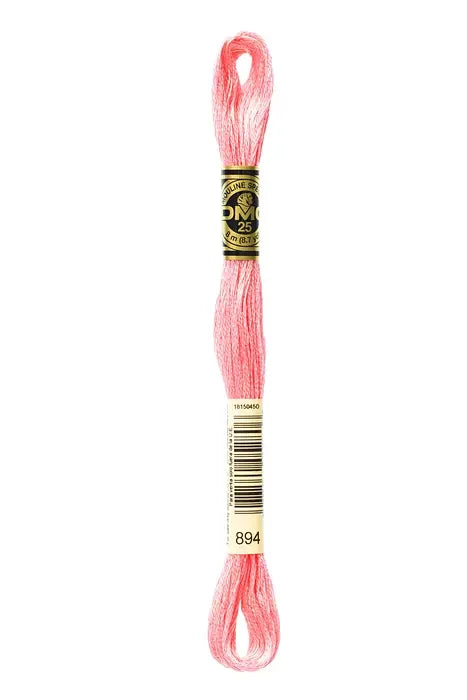 DMC Embroidery Floss 8.7yd #894 VERY LIGHT CARNATION