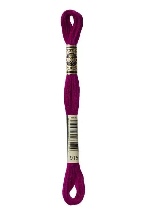DMC Embroidery Floss 8.7yd #915 DARK PLUM