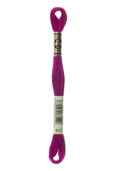 DMC Embroidery Floss 8.7yd #917 MEDIUM PLUM