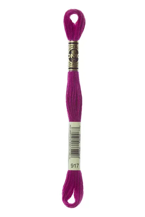 DMC Embroidery Floss 8.7yd #917 MEDIUM PLUM