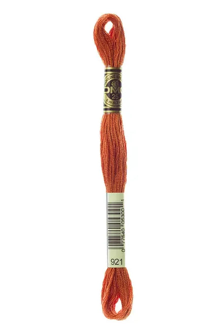 DMC Embroidery Floss 8.7yd #921 COPPER
