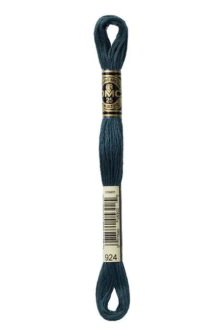 DMC Embroidery Floss 8.7yd #924 VERY DARK GRAY GREEN