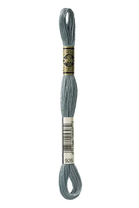 DMC Embroidery Floss 8.7yd #926 MEDIUM GRAY GREEN