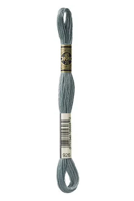 DMC Embroidery Floss 8.7yd #926 MEDIUM GRAY GREEN
