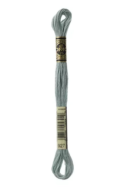 DMC Embroidery Floss 8.7yd #927 LIGHT GRAY GREEN
